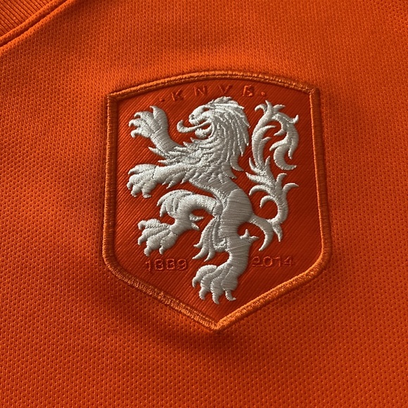 Netherlands 2014 World Cup Home Shirt Jersey Soccer XL Oranje Football Nike - Picture 2 of 9